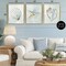 Stupell Industries Muted Sea Life Serenity 3pc Floating Frame Set, design by Hannah Dawson